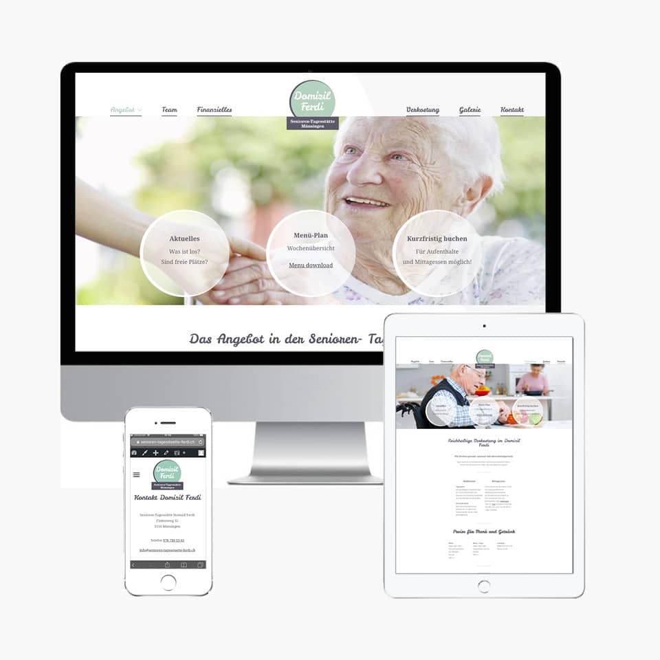 Webdesign Seniorentagesstätte