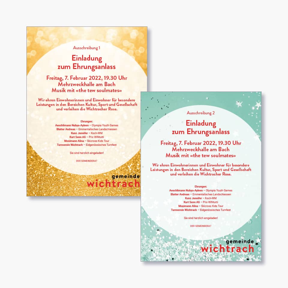 Gemeinde Wichtrach Flyer