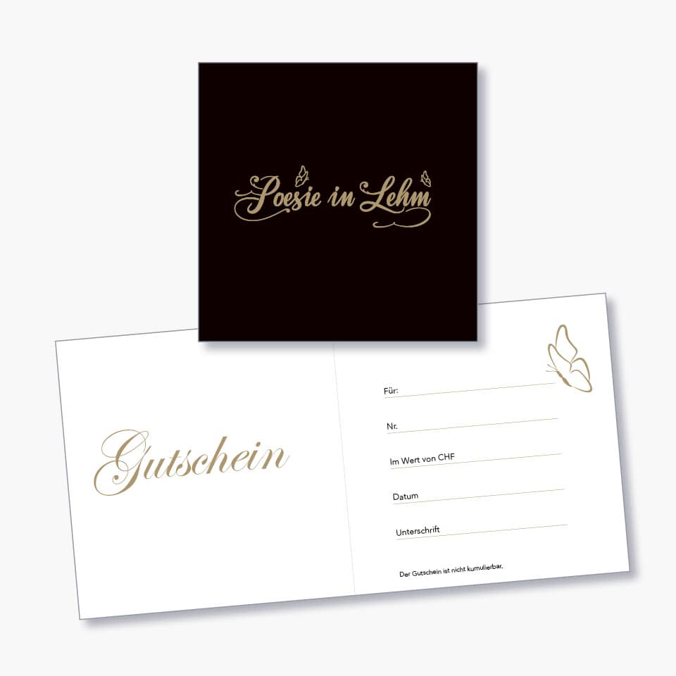 Gutschein Poesie in Lehm