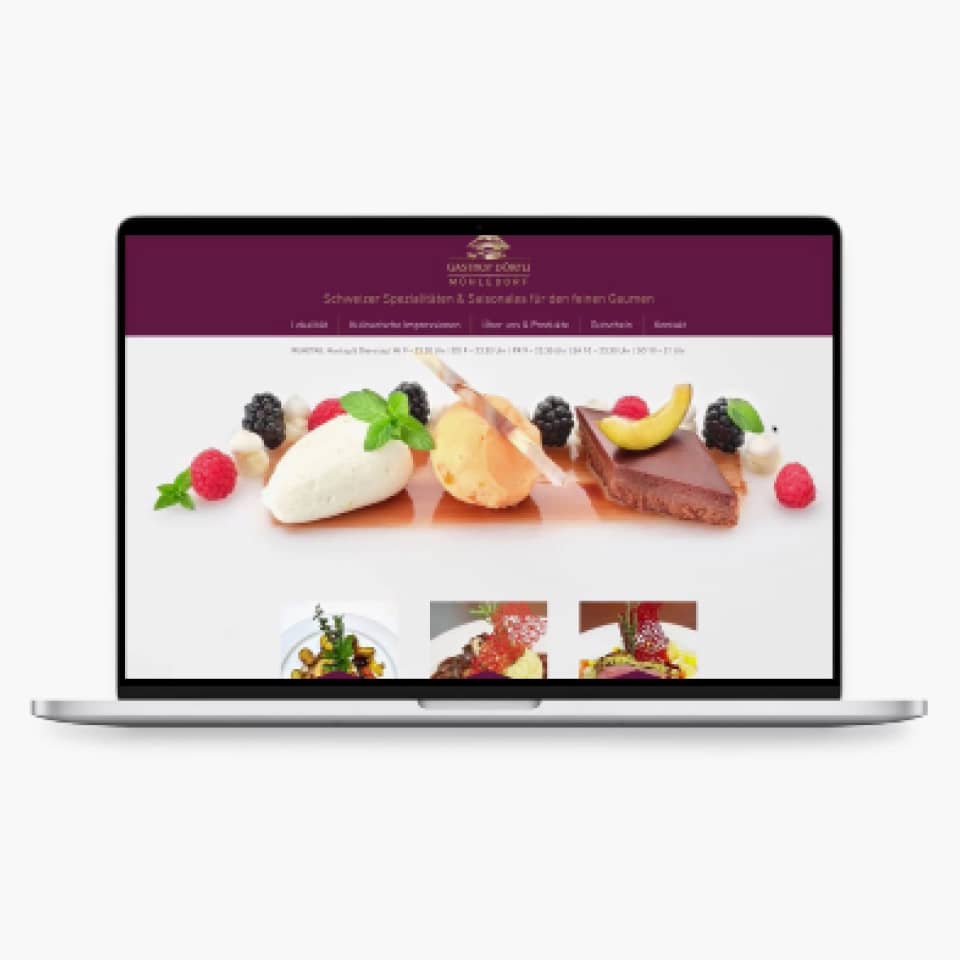 Restaurant Webdesign