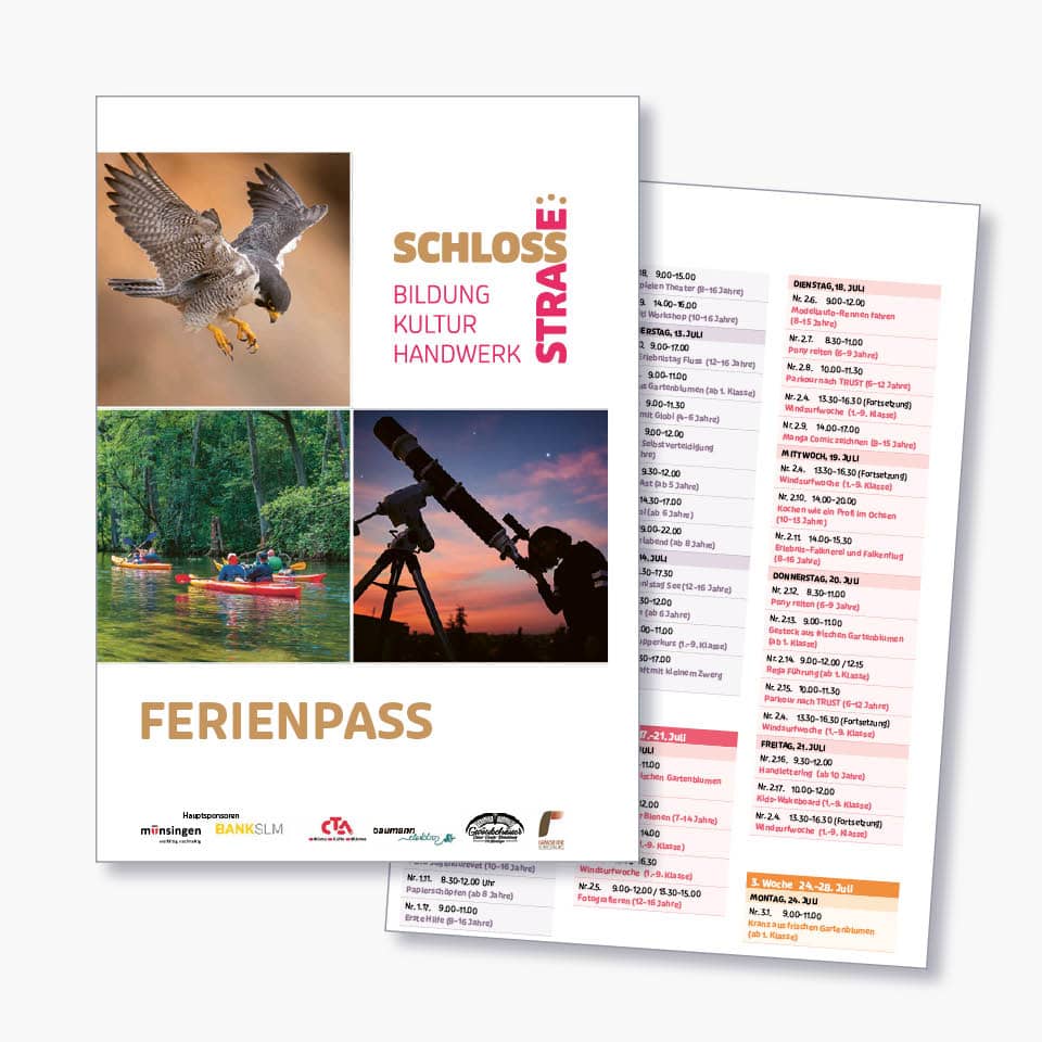 Schlossstrasse Münsingen Flyer